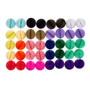 Pack of 40/Set Colorful Tissue Paper Lantern Honeycomb Ball Pom Party Decorations