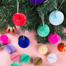 Pack of 40/Set Colorful Tissue Paper Lantern Honeycomb Ball Pom Party Decorations