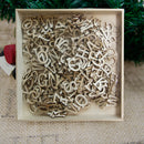 Wooden Alphabet Letters Unfinished Wood Cutouts Craft Wooden Discs Decoration