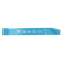 Mommy to Be Footprints Sash Baby Shower Party Favors Future Mom Accessory