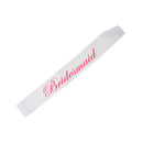 Bridesmaid Sash Wedding Bachelorette Party Bridal Shower Sash Decorations