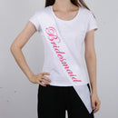 Bridesmaid Sash Wedding Bachelorette Party Bridal Shower Sash Decorations