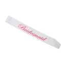 Bridesmaid Sash Wedding Bachelorette Party Bridal Shower Sash Decorations