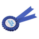 Birthday Boy Rosette Ribbon Badge Brooch Birthday Party Baby Shower Favor Blue