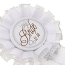 Bride to be Rosette Badge Brooch Pin Hen Night Bachelorette Party Supply