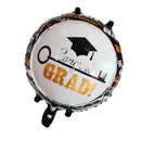 Pack of 10/Set Congrats Grad Cap Foil Balloon Graduation Party Decoration 18 Inch