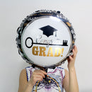 Pack of 10/Set Congrats Grad Cap Foil Balloon Graduation Party Decoration 18 Inch