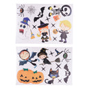 Halloween Theme Kids Pumpkin Spider Window Clings Sticker Decals Decorations