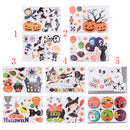 Halloween Theme Kids Pumpkin Spider Window Clings Sticker Decals Decorations