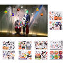 Halloween Theme Kids Pumpkin Spider Window Clings Sticker Decals Decorations