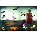 Halloween Theme Kids Pumpkin Spider Window Clings Sticker Decals Decorations