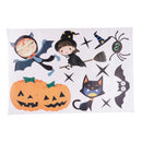 Halloween Theme Kids Pumpkin Spider Window Clings Sticker Decals Decorations