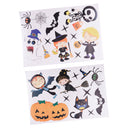 Halloween Theme Kids Pumpkin Spider Window Clings Sticker Decals Decorations