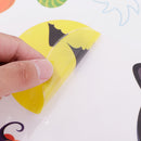 Halloween Theme Castle Pumpkin Cat Window Clings Sticker Decals Decorations