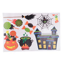 Halloween Theme Castle Pumpkin Cat Window Clings Sticker Decals Decorations
