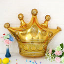 Pieces of 6 Large Golden Crown Inflatable Foil Balloon Birthday Party Decorations