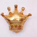 Pieces of 6 Large Golden Crown Inflatable Foil Balloon Birthday Party Decorations
