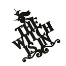 Halloween Fabric Hanging Decoration Home Window Ceiling Decor -The Witch Is In