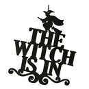 Halloween Fabric Hanging Decoration Home Window Ceiling Decor -The Witch Is In