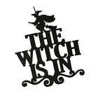Halloween Fabric Hanging Decoration Home Window Ceiling Decor -The Witch Is In