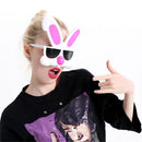 Funny Pink Rabbit Plastic Glasses Eye Mask Kids Birthday Party Fancy Dress