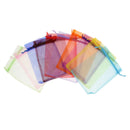 100pcs Assorted Drawstring Organza Gift Jewellery Candy Pouch Bags 13 x 18cm