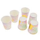 6pcs Pack Unicorn Paper Disposable Cups Birthday Party Table Decoration