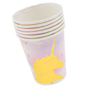 6pcs Pack Unicorn Paper Disposable Cups Birthday Party Table Decoration