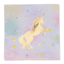 10pcs Paper Unicorn Disposable Serviettes Paper Napkins Decoration 33 X 33cm