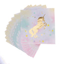 10pcs Paper Unicorn Disposable Serviettes Paper Napkins Decoration 33 X 33cm