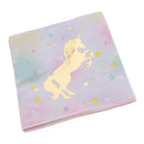 10pcs Paper Unicorn Disposable Serviettes Paper Napkins Decoration 33 X 33cm