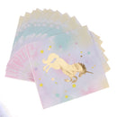 10pcs Paper Unicorn Disposable Serviettes Paper Napkins Decoration 33 X 33cm