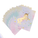 10pcs Paper Unicorn Disposable Serviettes Paper Napkins Decoration 33 X 33cm