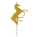 12 Pieces Unicorn Theme Photo Booth Prop Kits Kids Birthday Party Supplier