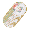 10 Pieces Magical Unicorn Paper Plate Cake Tray Birthday Party Tableware