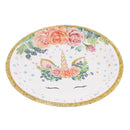 10 Pieces Magical Unicorn Paper Plate Cake Tray Birthday Party Tableware