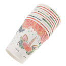10 Pieces Unicorn Disposable Paper Drinking Cups Kids Birthday Tableware