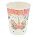 10 Pieces Unicorn Disposable Paper Drinking Cups Kids Birthday Tableware