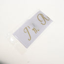 I Am Retired Satin Sash Gold Letters Retirement Celebration Party Fancy Dress up White