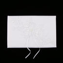 Romantic Pearls Lace Applique Guest Book Signature Guestbook Wedding Supplier