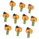 Pumpkin design Cute Wooden Clips Photo Paper Peg Clip Decor Wood Craft Home Decoration Halloween Party Gifts
