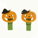 Pumpkin design Cute Wooden Clips Photo Paper Peg Clip Decor Wood Craft Home Decoration Halloween Party Gifts