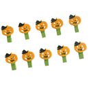Pumpkin design Cute Wooden Clips Photo Paper Peg Clip Decor Wood Craft Home Decoration Halloween Party Gifts