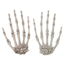 Pieces of 2/Set Scary Skull Skeleton Hand Bone Halloween Zombie Party Horror Prop