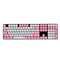 113 Keys OEM Profile Thermal Sublimation PBT Keycaps Cherry Blossom Keycap Set for Mechanical Keyboard
