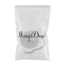 2 Row Fashion Crystal Close Chain for Wedding Clothes DIY Decoration 1 Yard