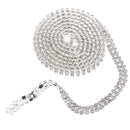 2 Row Fashion Crystal Close Chain for Wedding Clothes DIY Decoration 1 Yard