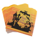 20pcs Halloween Trick Or Treat Paper Napkins Disposable Serviettes Napkins