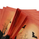 20pcs Happy Halloween Pumpkin Bat Paper Napkin Disposable Napkin Tableware