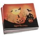 20pcs Happy Halloween Pumpkin Bat Paper Napkin Disposable Napkin Tableware